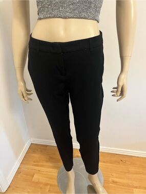 Dalia Black Skinny Tailored Ankle Pants
